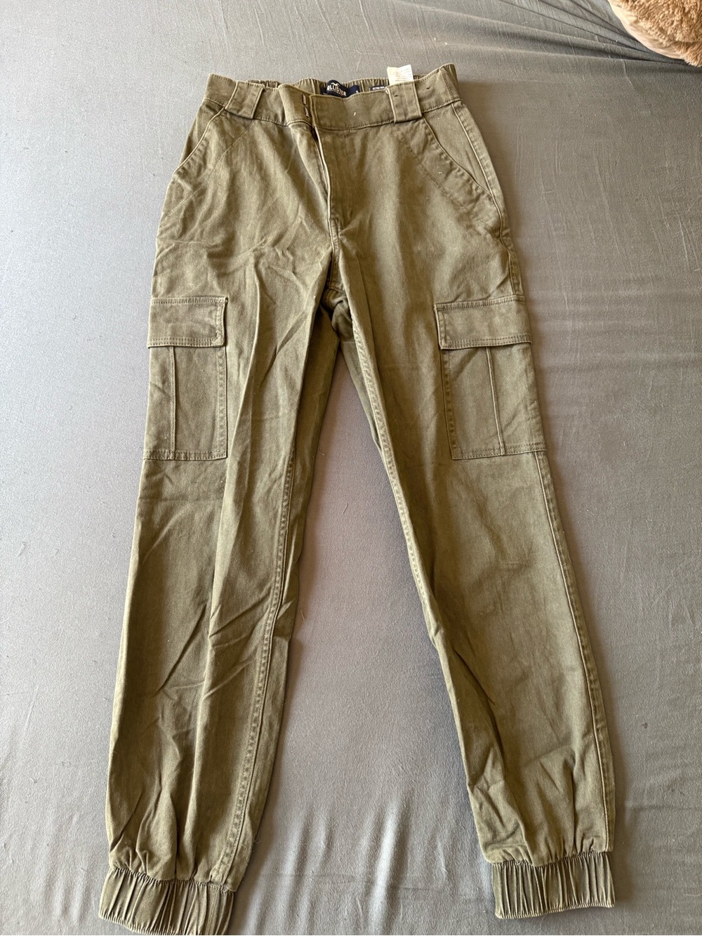 Hollister Olive Green Cargo Joggers